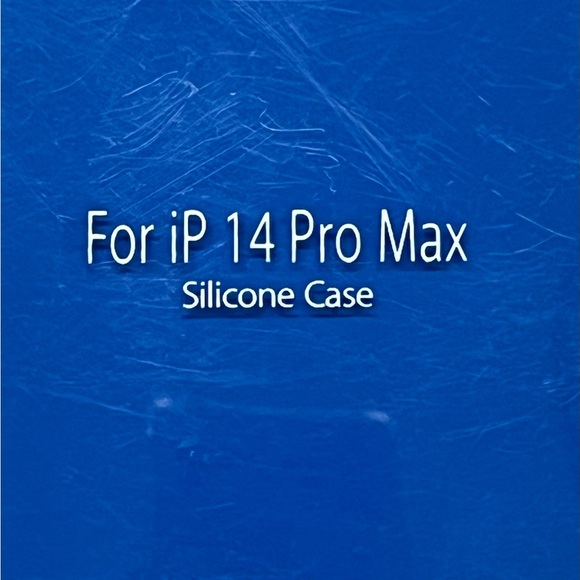 Blue IPhone 14 Pro Max silicone phone case, NWOT - Picture 4 of 4